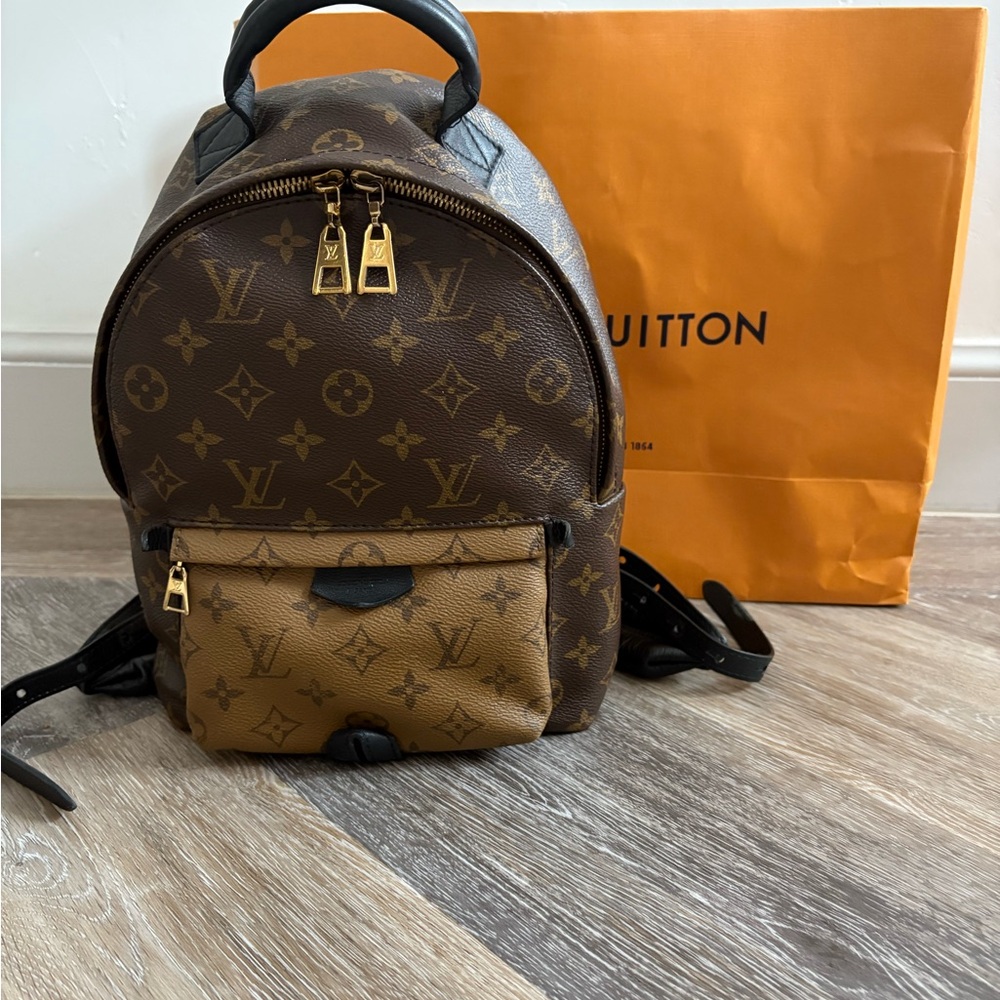 Louis Vuitton Palm Springs reverse monogram medium backpack